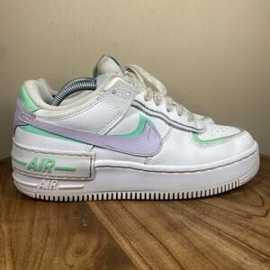 Nike Air Force 1 Shadow Infinite Lilac Womens White Purple Size 8 Shoes Sneakers